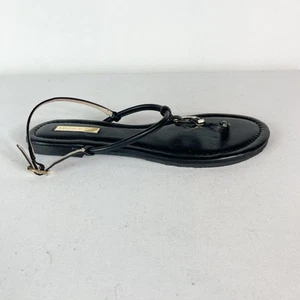 Louise Et Cie NWOB Women's Akron Thong Flat Sandal Black Size 7.5 - Picture 1 of 9
