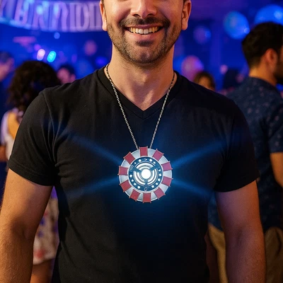 Tony Stark Wearable Arc Reactor - Iron Man Cosplay Accessory - Image 1 of 4