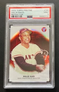 2002 TOPPS PRISTINE Refractor" 141- WILLIE MAYS Pr: /149. PSA 9 HOF 1979 - Picture 1 of 2