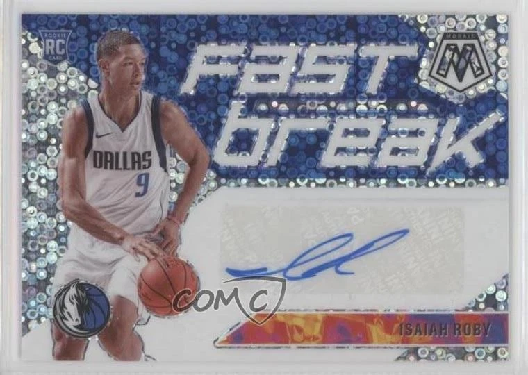 2019-20 Panini Mosaic Fast Break Auto Isaiah Roby #FB-IRB Rookie Auto RC - Image 1 of 2