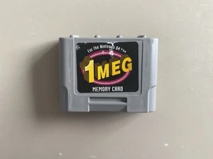 Nintendo 64 N64 1 Meg Controller Memory Pak Pack, vollständig getestet - Bild 1 von 2