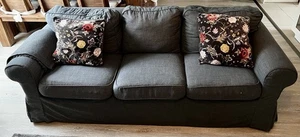 ikea EKTORP Bezug 3er-Sofa, Hakebo dunkelgrau 205.652.05 B 37 H 13 L 57 NEU - Bild 1 von 4