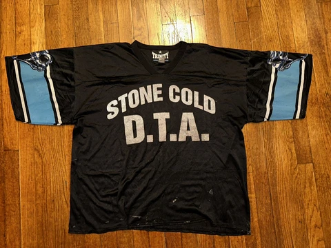 Vintage Stone Cold Steve Austin Rattlesnake Jersey WWF WWE Wrestling XXL Trinity Cover