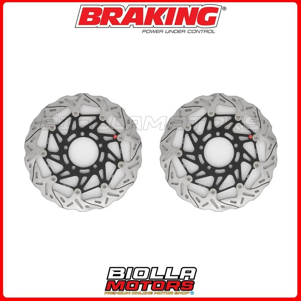 KIT DISCHI FRENO ANTERIORE BRAKING TRIUMPH THRUXTON RS 1200 2021 - [WAVE FLOTTAN Foto 1 de 4