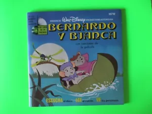 THE RESCUERS DOWN UNDER 7" 45 SELTENE SPANISCHE PRESSE BILD ÄRMEL DISNEY LATEINISCH - Bild 1 von 2
