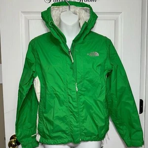 THE NORTH FACE Hyvent Kelly Green Regenjacke mit Kapuze Windbreaker 2012 Damen XS - Bild 1 von 13