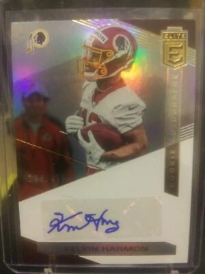2019 Kelvin Harmon Rookie Auto #'d 266/499 Donruss Elite - Image 1 of 2