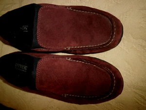 jLand's End Women's Brown Suede Clogs Mules Slip On Size 9B - Picture 1 of 4