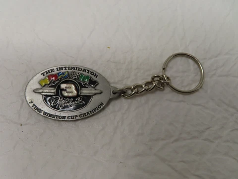 Dale Earnhardt The Intimidator 7-Time Nascar Winston Cup Champion Key Chain 1997 Cover