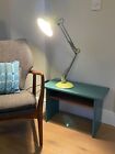 Vintage teal painted wooden side table