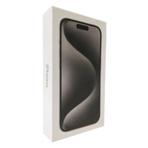 BOITE d'origine pour APPLE iPhone 15 Pro iPhone Box (Vide)-TITANE NATUREL - Photo 1 sur 1