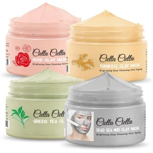 4pcs Clay Mask for Face,Dead Sea Mud Mask,Facial Masks for Women Skin Care 17 oz - Picture 1 of 8
