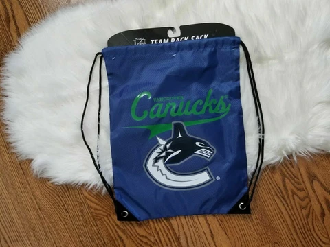 NEW Vancouver Canucks NHL Hockey Gym Workout Athletic Bag Backpack Gift Fan Team Cover