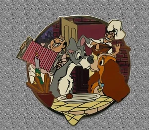 Disney Auctions Pin Lady and the Tramp Jumbo - LE 100 - Picture 1 of 1