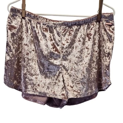 Danskin Womens 2-Piece Crushed Velvet Pajama Set Size L Pink - Image 1 of 4