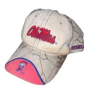 Gorra de béisbol Ole Miss Rebels Coronel Reb camuflada talla única - Imagen 1 de 4