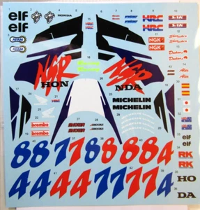 Decalpool 1/12 Honda NSR500 HRC 500 GP '94 (late version) Decal Sheet DP243 - Picture 1 of 4