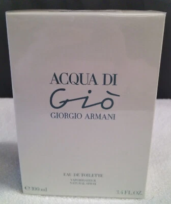 Giorgio Armani Acqua di Gio ~ 复古 / Antigua Formulación 3.4 盎司 100 毫升 — 第 1/2 张图片