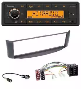 Continental 1DIN USB AUX MP3 Autoradio für Smart ForTwo 450 grau ohne Metallscha - Bild 1 von 6