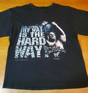 1999 WWF Stone Cold Steve Austin My Way Is The Hard Way Wrestling T-shirt Med - Picture 1 of 12
