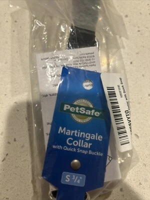Cuello Martingala Petsafe con Hebilla a Presión Rápida, 3/4" Pequeño, Negro Foto 1 de 4