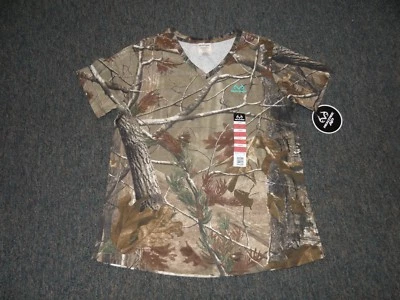 Women's size large realtree camouflage v-neck shirt **nwt** FREE SHIPPING! - Image 1 of 3