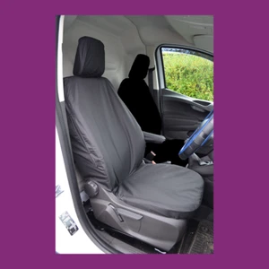 Ford Transit Courier 2014-2023 Tailored Waterproof Black Driver Seat Cover - Picture 1 of 2