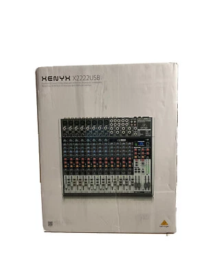 Bellinger Analog Mixer Usb Audio Interface Xenyx X2222Usb ((NEW))….    11-206 - Image 1 of 2