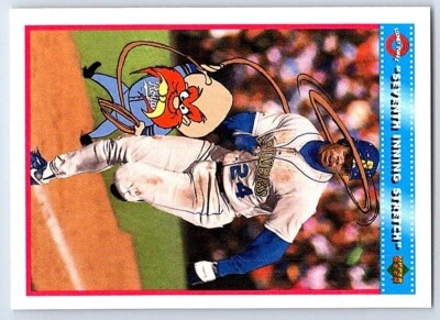 1992 Upper Deck Comic Ball 3 Eduardo Perez Rookie California Angels #93 - Image 1 of 2