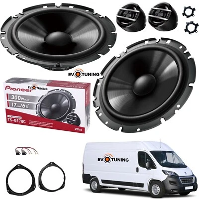 Kit Casse Altoparlanti Pioneer Anteriori Woofer Tweeter per Peugeot Boxer da2006 - Immagine 1 di 4