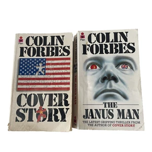 Colin Forbes Small Paperback Book x2 Bundle Crime Mystery Thriller Lot - Picture 1 of 14