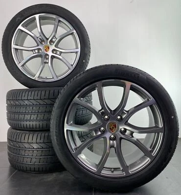 Porsche Cayenne Coupe 9Y3 E3 21 Zoll Felgen Sommerräder Sommerreifen neu #A612 - Bild 1 von 4