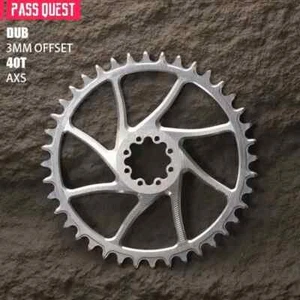 3mm Offset 8 Bolt Chainring 12 Speed Mountain Bike Narrow Wide 38-54T Chainwheel - Picture 1 of 41