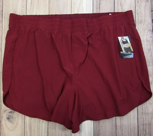 Avia rote Laufshorts Größe 3X hoher Bund feuchtigkeitsableitend Lagenlook Übergröße NEU - Bild 1 von 10