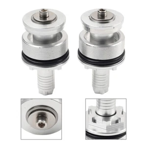 41mm Motorcycle Preload Adjusters Fork Cap Bolts Fit Yamaha R3 2015 2016 Silver - Picture 1 of 11