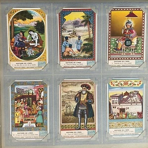 6 Chromos Liebig French N° S1400 B Histoire Of L' (India 02 Year 1939 - Picture 1 of 1