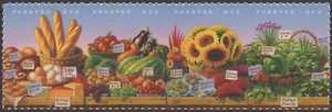 US Farmers Market Forever Stamp Strip of 4 Scott #4912-4915 - Picture 1 of 1