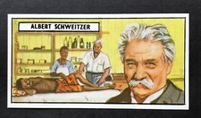 1966 Lyons Maid Famous People  Albert Schweitzer #4  Mint