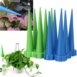 12x Automatic Garden Cone Bottle Irrigation Self Watering Spike Plant Waterers - Picture 1 of 13