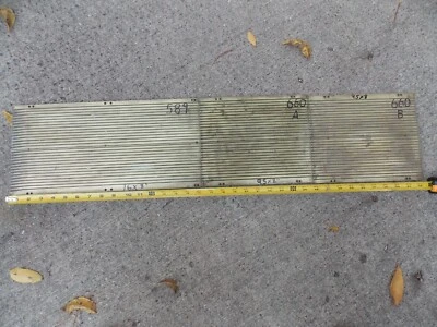 Linotype Letterpress latón PLACA INDEXADORA TRÍO AÑOS 40 pn 589, 660A, 660 B 36" Foto 1 de 4