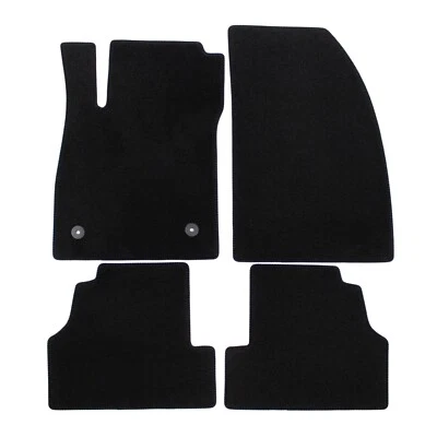 Black Floor Car Mats For Buick Encore 2013-2020 4-Pcs OEM Quality Fully Tailored - Image 1 of 4