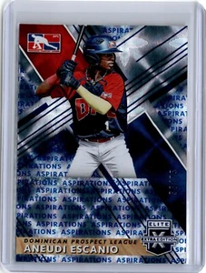 2019 Elite Extra Edition Blue Aspirations Aneudi Escanio 36/75 (B32) Blue Jays - Picture 1 of 2