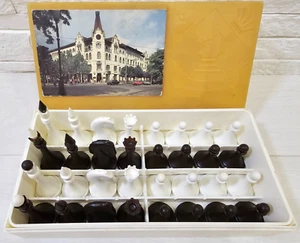 Vintage Souvenir Chess Pieces Dnepropetrovsk Soviet Plastic Chess USSR Antique - Picture 1 of 15