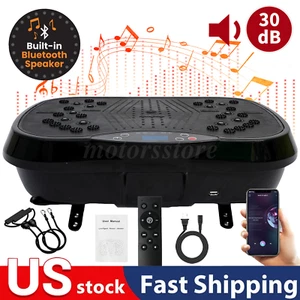 Vibration Platform Whole Body Shaker Exercise Fitness Massager Machine Bluetooth - Picture 1 of 18