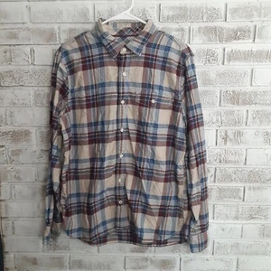 Fat Face Plaid Button Up Sz L Casual Comfort Versatile - Picture 1 of 8