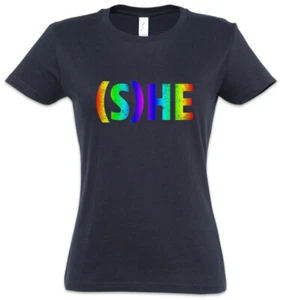 S He Damen T-Shirt Fun homosexual Gays Free Love Is transgender transsexual - Picture 1 of 1