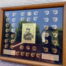 Vintage COCA-COLA Dream Team 1984 San Diego Padres Pin Set Framed *See Details