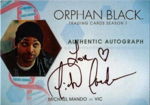 Orphan Black Season 1 Autograph Card MM Michael Mando as Vic - Picture 1 of 1