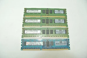 8GB (4x2GB) HP PC3-10600R-9-10-B0 Registered Server DDR3 RAM 500202-061 - Picture 1 of 3