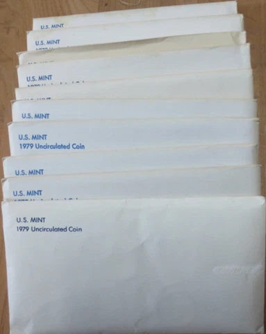 1979 Mint Sets U.S. Mint 10 Sets Face Value 38.20 Investment Value Cover